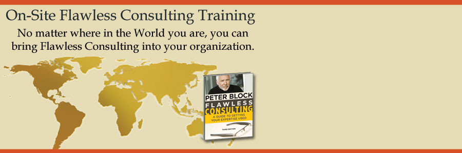 Flawless Consulting On-Site Workshops Flawless Consulting On-Site Workshops
